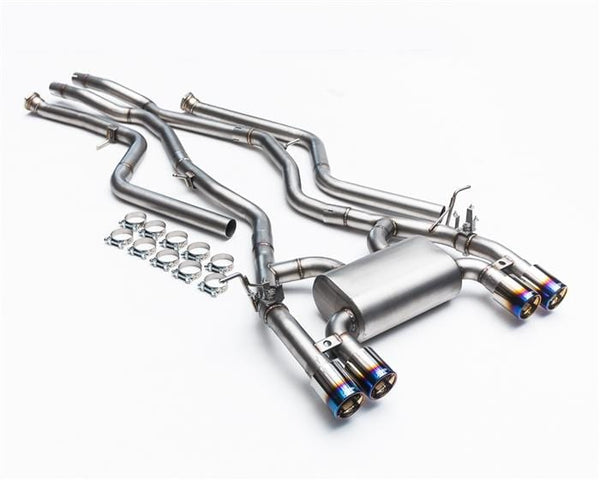 Agency Power With Titanium Tips Agency Power Cat-Back Exhaust System - F8X | M3 | M4 AP-F80M-170T