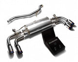 Armytrix Stainless Steel Valvetronic Catback Exhaust System Quad Blue Coated Tips Audi TT | TTS Quattro MK2 8J 4WD 07-14 | AU8JS-QS11B