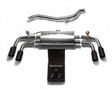 Armytrix Stainless Steel Valvetronic Catback Exhaust System Quad Carbon Tips Audi TT | TTS Quattro MK2 8J 4WD 07-14 | AU8JT-QC11