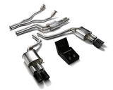 Armytrix Stainless Steel Valvetronic Catback Exhaust System Quad Carbon Tips Audi S4 | S5 3.0L TFSI 09-15 | AUBS2-QC11