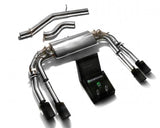 Armytrix Stainless Steel Valvetronic Catback Exhaust System Quad Carbon Tips Audi S3 8V Sedan 2.0 Turbo 13-18 | AUVS4-QC11