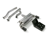 Armytrix Stainless Steel Valvetronic Catback Exhaust System Dual Carbon Tips BMW 340i | 440i F3x 17+ | BF33B-DC11