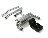 Armytrix Stainless Steel Valvetronic Catback Exhaust System Dual Blue Coated Tips BMW 340i | 440i F3x 17+ | BF33B-DS11B