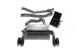 Armytrix Stainless Steel Valvetronic Catback Exhaust System Quad Matte Black Tips BMW 335i GT F34 13-15 | BF33T-QS42M