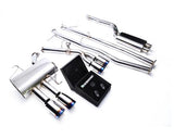 Armytrix Stainless Steel Valvetronic Catback Exhaust System Quad Carbon Tips BMW 520i | 528i F10 N20B20 11-17 | BMF12-QC11