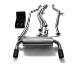 Armytrix Stainless Steel Valvetronic Catback Exhaust System Dual Matte Black Tips BMW M135i | M235i F2x 12-15 | BMF23-DS11M