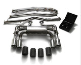 Armytrix Stainless Steel Valvetronic Catback Exhaust System Quad Chrome Silver Tips BMW M2 F87 17+ | BMF87-QS38C