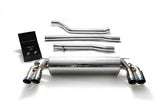 Armytrix Stainless Steel Valvetronic Catback Exhaust System Quad  Blue Coated Tips BMW 520i | 530i G3X 17-18 | BMG33-QS11B