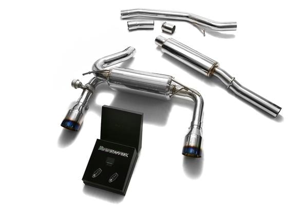 Armytrix Armytrix Stainless Steel Exhaust System Dual Titanium Tips Ford Focus RS MKII 17+ AT-FDF3R-DS29B