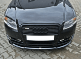 Maxton Design Gloss Black Maxton Design Front Splitter V.2 Audi A4 B7 AU-A4-B7-FD2G