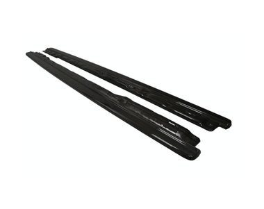 Maxton Design Gloss Black Maxton Design Side Skirts Diffusers Audi S4 / A4 S-Line B9 AU-A4-B9-SLINE-SD1G