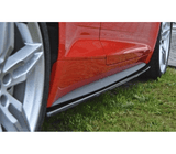 Maxton Design Gloss Black Maxton Design Side Skirts Diffusers Audi S5 / A5 S-Line F5 Coupe AU-A5-2-SLINE-SD1G