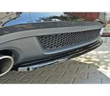 Maxton Design Gloss Black Maxton Design Central Rear Splitter Audi A5 S-Line 8T Coupe / Sportback (Without A Vertical Bar) AU-A5-SLINE-RD1G