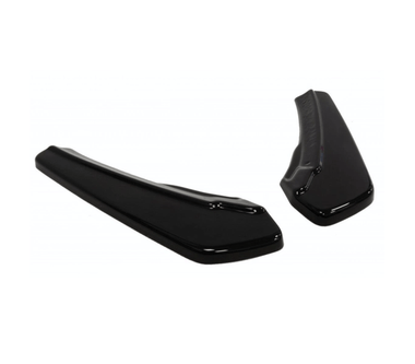 Maxton Design Gloss Black Maxton Design Rear Side Splitters Audi A5 S-Line 8T Coupe AU-A5-SLINE-RSD1G