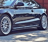 Maxton Design Gloss Black Maxton Design Side Skirts Diffusers Audi S5 / A5 / A5 S-Line 8T / 8T Face Lift AU-A5-SLINE-SD1G