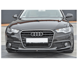 Maxton Design Gloss Black Maxton Design Front Splitter Audi A6 C7 AU-A6-C7-FD1G