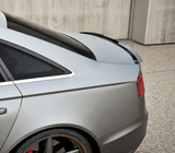 Maxton Design Gloss Black Maxton Design Spoiler Cap Audi A6 / A6 S-Line C7 / C7 Face Lift Sedan AU-A6-C7-SLINE-CAP1G