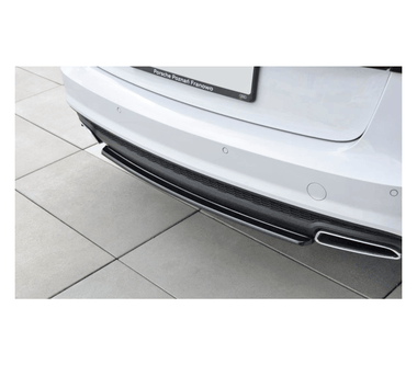 Maxton Design Gloss Black Maxton Design Central Rear Splitter Audi A6 / A6 S-Line C7 / C7 Face Lift Sedan AU-A6-C7F-SLINE-AV-RD1G