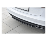 Maxton Design Gloss Black Maxton Design Central Rear Splitter Audi A6 / A6 S-Line C7 / C7 Face Lift Sedan AU-A6-C7F-SLINE-AV-RD1G