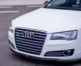 Maxton Design Gloss Black Maxton Design Front Splitter Audi A8 D4 AU-A8-D4-FD1G