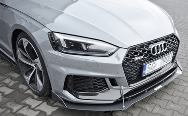 Maxton Design Racing Front Splitter V.2 Audi RS5 F5 Coupe / Sportback | AU-RS5-2-CNC-FD2A
