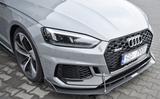 Maxton Design Racing Front Splitter V.2 Audi RS5 F5 Coupe / Sportback | AU-RS5-2-CNC-FD2A