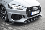 Maxton Design Gloss Black Maxton Design FRONT SPLITTER V.2 AUDI RS5 F5 COUPE / SPORTBACK AU-RS5-2-FD2G