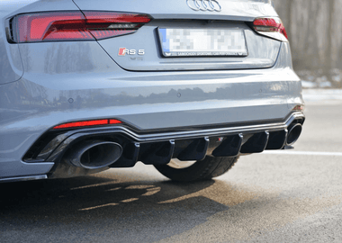 Maxton Design Gloss Black Maxton Design Rear Valance Audi RS5 F5 Coupe / Sportback AU-RS5-2-RS1G