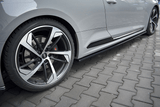 Maxton Design Gloss Black Maxton Design Side Skirts Diffusers Audi RS5 F5 Coupe AU-RS5-2-SD1G