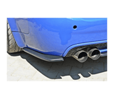 Maxton Design Textured Black Maxton Design Rear Side Splitters Audi RS6 C5 Avant