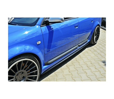 Maxton Design Textured Black Maxton Design Side Skirts Diffusers Audi RS6 C5 AU-RS6-C5-SD1T