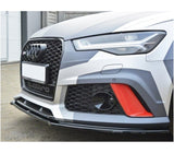 Maxton Design Maxton Design Front Splitter V.1 Audi RS6 C7 & C7 Facelift