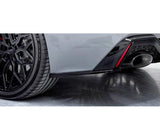Maxton Design Textured Black Maxton Design Rear Side Splitters Audi RS6 C8 AU-RS6-C8-RSD1T