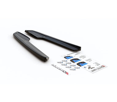 Maxton Design Textured Black Maxton Design Rear Side Splitters Audi RS6 C8 AU-RS6-C8-RSD1T