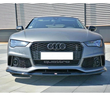 Maxton Design Maxton Design Front Splitter V.2 Audi RS7 C7 Face Lift