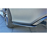 Maxton Design Gloss Black Maxton Design Rear Side Splitters Audi RS7 C7 Face Lift AU-RS7-1F-RSD1G