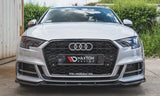 Maxton Design Maxton Design Front Splitter V.3 Audi 2017+ S3 / A3 S-Line 8V