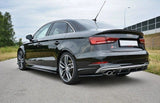 Maxton Design Maxton  Design Rear Side Splitters Audi 2017+ S3 / A3 S-Line 8V Sedan