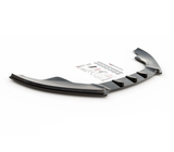 Maxton Design Gloss Black Maxton Design Front Splitter Audi S4 / A4 S-Line B8 AU-S4-B8-FD1G