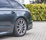 Maxton Design Maxton Design Rear Side Splitters Audi S6 / A6 S-Line C7 Facelift Sedan or Avant