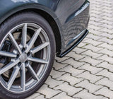 Maxton Design Gloss Black Maxton Design Rear Side Splitters Audi S6 / A6 S-Line C7 Facelift Sedan or Avant AU-S6-C7F-AV-RSD1G