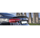 Maxton Design Gloss Black Maxton Design Spoiler Cap Audi 2013+ S8 D4 Face Lift AU-S8-D4-CAP1G