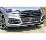 Maxton Design Gloss Black Maxton Design Front Splitter Audi SQ5/Q5 S-Line MkII AU-SQ5-2-FD1G