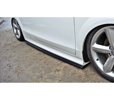 Maxton Design Gloss Black Maxton Design Side Skirts Diffusers Audi 2012-2013 TT-RS 8J AU-TT-2-RS-SD1G