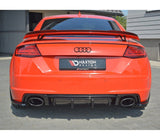 Maxton Design Gloss Black Maxton Design Rear Valance Audi 2018+ TT-RS 8S AU-TT-3-RS-RS1G