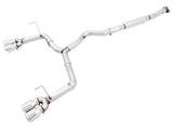 AWE Tuning Track Edition for VA / GV WRX / STI Sedan - Chrome Silver Quad Tips (102mm) - (3020-42058) AWE Tuning Exhaust System | 2015+ Subaru WRX AWE-SUBARU-WRX