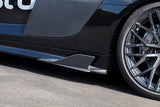 Capristo Audi R8 V10 PLUS (2015 ) - Carbon Side Fins (Matte) 03AU00810001KM