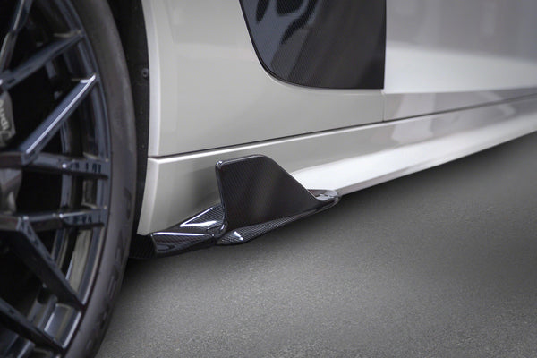 Capristo Audi R8 V10 PLUS (2015 ) - Carbon Side Fins (Matte) | 03AU00810001KM