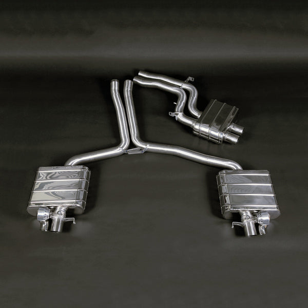 Capristo Audi RS4 (B8) - ECE Valved Exhaust with Middle Silencer Pipes | 02AU05203001