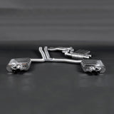 Capristo Audi RS4 (B8) - ECE Valved Exhaust with Middle Silencer Pipes 02AU05203001